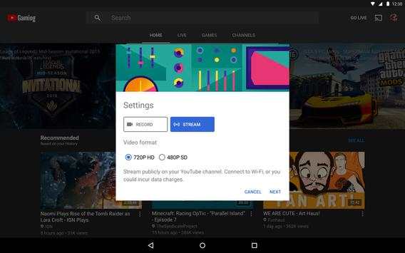 YouTube Gaming screenshot 8