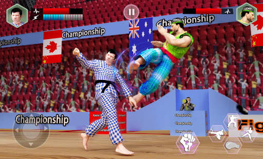 การต่อสู้คาราเต้คิงสุดท้าย: Kung Fu เกมศึก screenshot 1