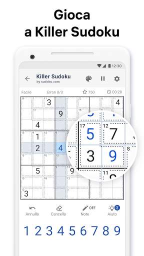 Killer Sudoku di Sudoku.com screenshot 1