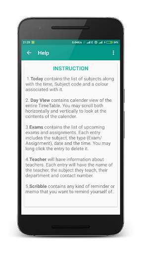Time Table 6 تصوير الشاشة