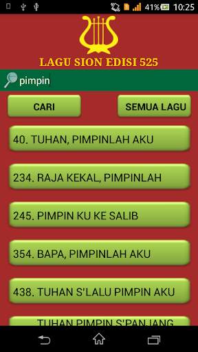Lagu Sion Edisi Lengkap screenshot 3