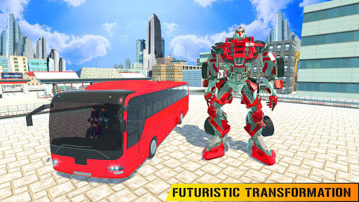 Real Bus Robot Transform - Bus Driving Simulator screenshot 2