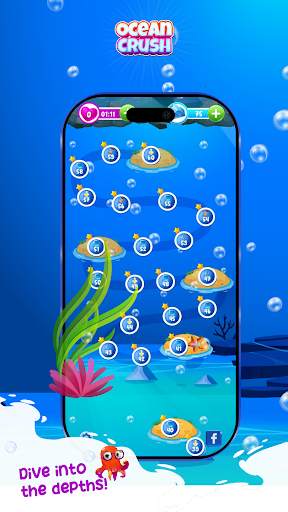 Ocean Crush Game - Match 3 screenshot 3