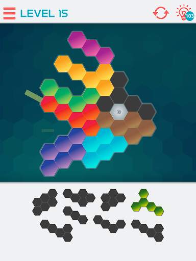 Hexagon Graph: Geometry Puzzle скриншот 21
