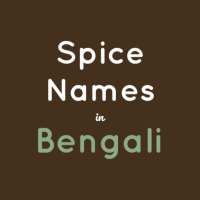 Spice Names in Bengali icon