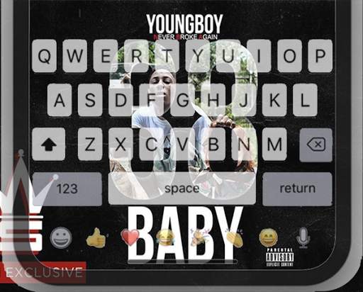 Keyboard of The NBA Youngboy Theme screenshot 3