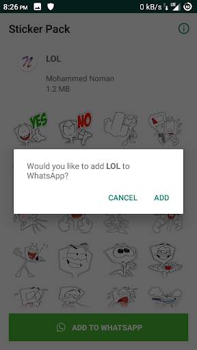 Funny What's App Sticker - WA Stickers screenshot 4