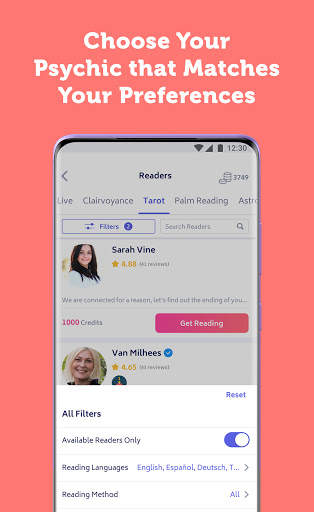 Binnaz: Live Psychics & Astrology, Tarot Readings screenshot 5