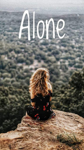 Sad Wallpapers - Lonely Quotes & Alone wallpaper screenshot 1