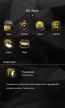 Carbon Tech Go Launcher Theme screenshot 3