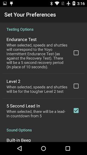 Yo-Yo Intermittent Test screenshot 6