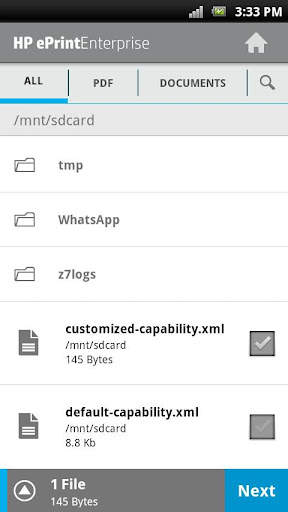 HP ePrint Enterprise (service) screenshot 6
