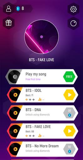 Music Hop : BTS Dance screenshot 1