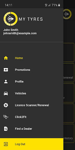 Dunlop My Tyres screenshot 1