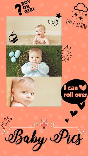 Baby pics & collage screenshot 2
