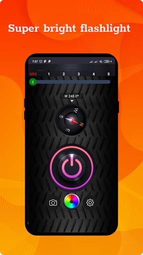 Flash light - Flashlight App Free screenshot 3