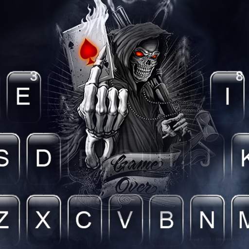 Skull Reaper Gun Keyboard Theme 1.0