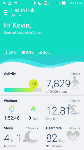ASUS ZenFit screenshot 1