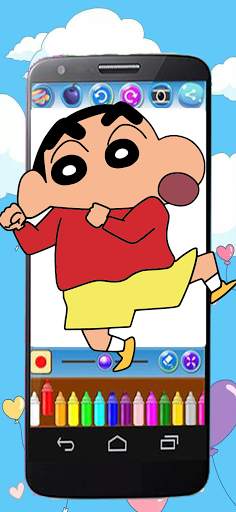 shinchan for coloring screenshot 1