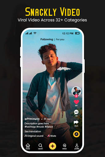 Snackly Video : Short Funny Video Status 2021 screenshot 5