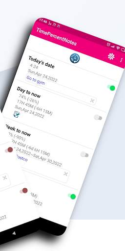 TimePercentNotes - Memos screenshot 2