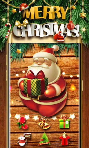 Merry Christmas Go Launcher Theme screenshot 1