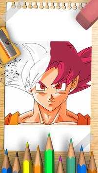 How to Draw Super Saiyan God screenshot 3