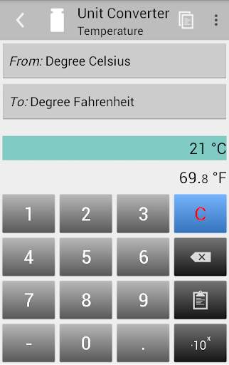 Unit Converter स्क्रीनशॉट 5