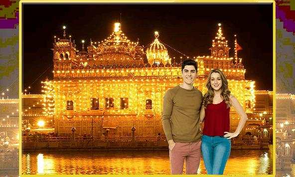 Golden Temple Photo Frame Maker screenshot 1