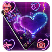 Neon Color Shinie Love Theme icon