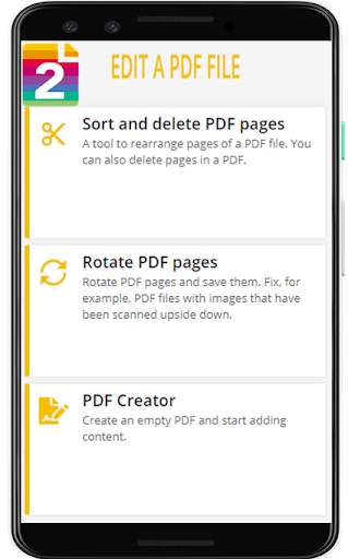 PDF2Go Edit and convert PDF files screenshot 2