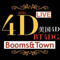 4D Live Booms & Town 4dg America 4D bnt4dg Results logo