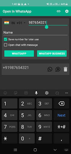 Open in Whats App | Chat without Save Number screenshot 8