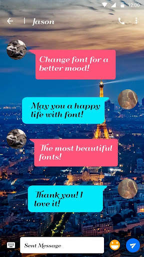 Paris Galaxy Font for FlipFont , Cool Fonts Text screenshot 2