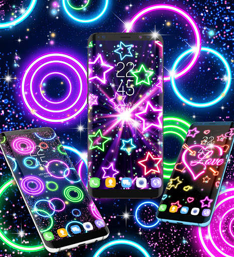 Neon multi color wallpapers screenshot 6