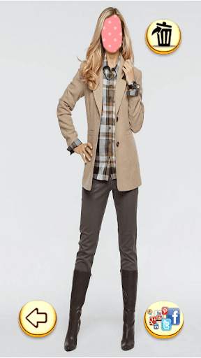 Photo Edit Girl Dress in Check screenshot 7