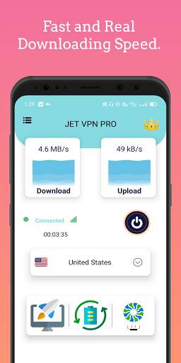 JET VPN Pro - Free VPN & Fast VPN screenshot 1