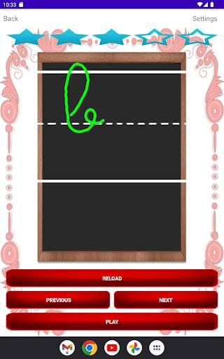 Cursive Letters Alphabets screenshot 10
