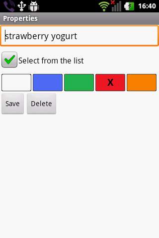 Buyer Shopping List screenshot 2