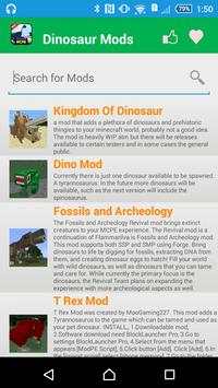 Dinosaurus Mod Untuk MCPE ' screenshot 2