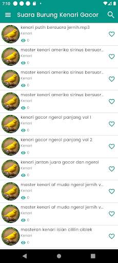 Suara Burung Kenari Gacor screenshot 2