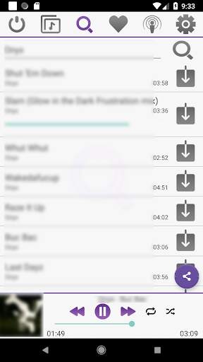 Free Music Download Player screenshot 1