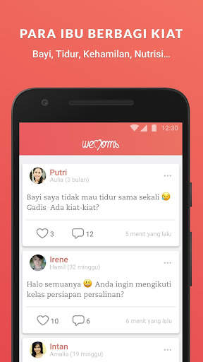 WeMoms. Para ibu berbagi screenshot 1