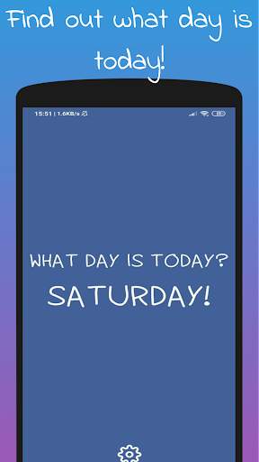 What day is today? screenshot 1
