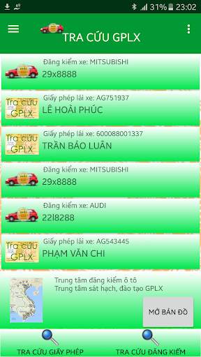 Vietnam Driving License Lookup screenshot 3