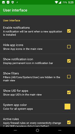 AFWall  (Android Firewall  ) screenshot 1