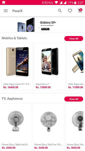 PasalX Online Shopping App screenshot 1
