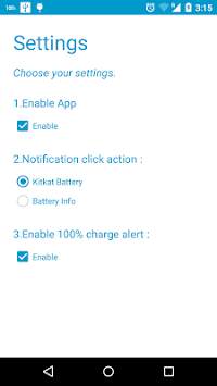 Kitkat Battery Lite screenshot 2