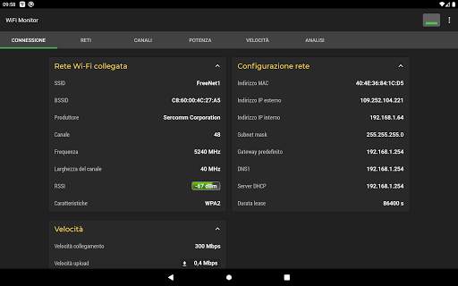 WiFi Monitor: analizzatore di reti Wi-Fi screenshot 7