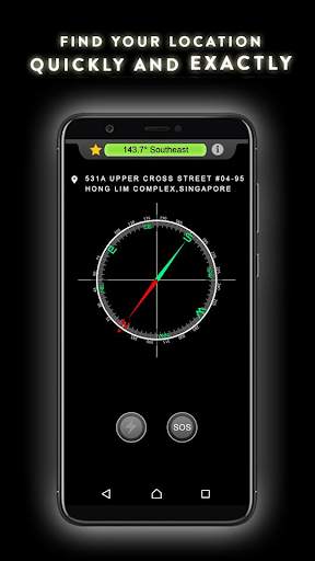 Compass Flashlight screenshot 2